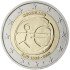 Holanda  2009 2 € euros conmemorativos X Aniv. de EMU Unión Económica y Monetaria UEM