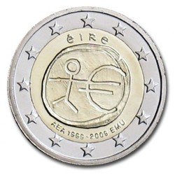 Irlanda 2009 2 € euros conmemorativos X Aniv. de EMU Unión Económica y Monetaria UEM Irlanda 2009 2 € euros conmemorativos X Aniv. de EMU Unión Económica y Monetaria UEM