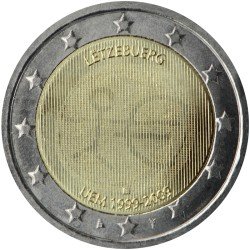 Luxemburgo 2009 2 € euros conmemorativos X Aniv. de EMU Unión Económica y Monetaria UEM Luxemburgo 2009 2 € euros conmemorativos X Aniv. de EMU Unión Económica y Monetaria UEM