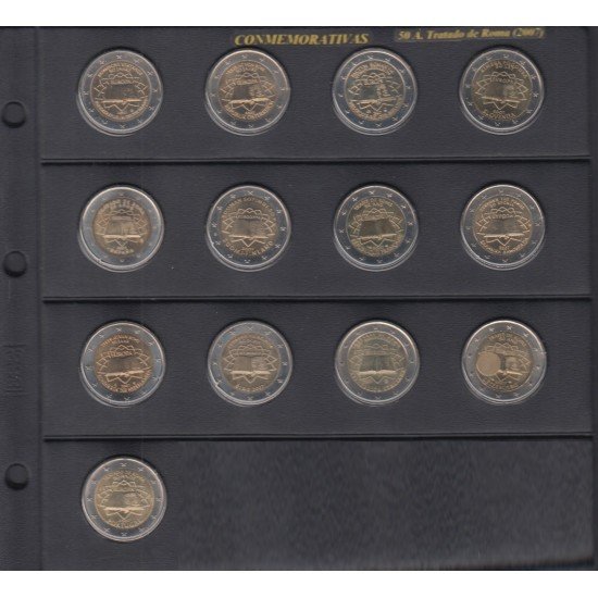 Colección 2007 2€ euros Conmemorativos Tratado de Roma Colección 2007 2€ euros Conmemorativos Tratado de Roma