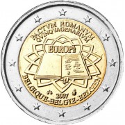 Bélgica  2007 2 € euros conmemorativos 50º Aniversario Tratado de Roma