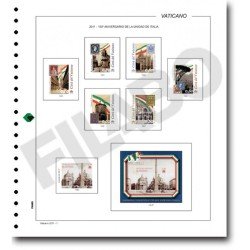 Filabo hojas de sellos de Vaticano 2000-2002 registro montado con protectores Filabo hojas de sellos de Vaticano 2000-2002 registro montado con protectores