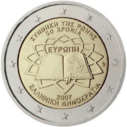 Grecia 2007 2 € euros conmemorativos 50º Aniversario Tratado de Roma Grecia 2007 2 € euros conmemorativos 50º Aniversario Tratado de Roma