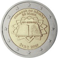 Irlanda 2007 2 € euros conmemorativos 50º Aniversario Tratado de Roma