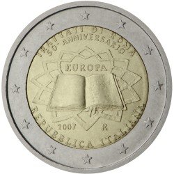 Italia 2007 2 € euros conmemorativos 50º Aniversario Tratado de Roma Italia 2007 2 € euros conmemorativos 50º Aniversario Tratado de Roma