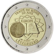 Luxemburgo 2007 2 € euros conmemorativos 50º Aniversario Tratado de Roma