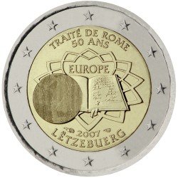 Luxemburgo 2007 2 € euros conmemorativos 50º Aniversario Tratado de Roma Luxemburgo 2007 2 € euros conmemorativos 50º Aniversario Tratado de Roma