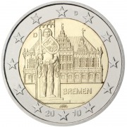 Alemania 2010 2 € euros conmemorativos Bremen ( 5 monedas )