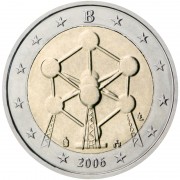 Bélgica 2006 2 € euros conmemorativos Atomium
