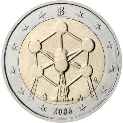 Bélgica 2006 2 € euros conmemorativos Atomium Bélgica 2006 2 € euros conmemorativos Atomium