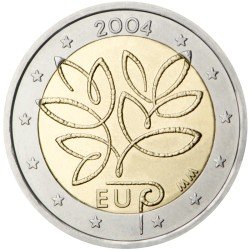 Finlandia 2004 2 € euros conmemorativos Ampliación de la UE Finlandia 2004 2 € euros conmemorativos Ampliación de la UE