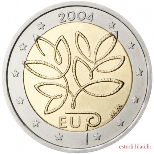 Finlandia  2004 2 € euros conmemorativos Ampliación de la UE 