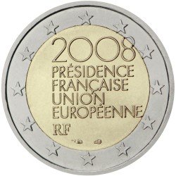 Francia 2008 2 € euros conmemorativos Presidencia Consejo UE Francia 2008 2 € euros conmemorativos Presidencia Consejo UE