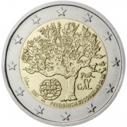 Portugal 2007 2 € euros conmemorativos Presidencia portuguesa de la UE