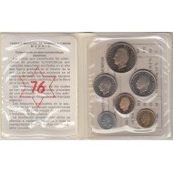 España Spain Cartera Oficial  Pesetas 1975 (*19-76) Juan Carlos I FNMT