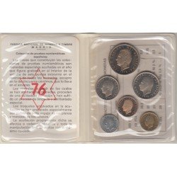 España Spain Cartera Oficial Pesetas 1975 (*19-76) Juan Carlos I FNMT España Spain Cartera Oficial Pesetas 1975 (*19-76) Juan Carlos I FNMT