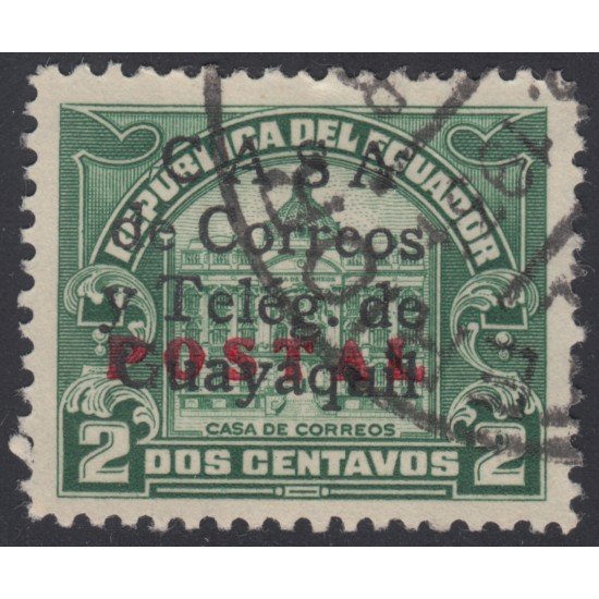 Ecuador 315 1934 - 1936 Casa Correos Guayaquil usado Ecuador 315 1934 - 1936 Casa Correos Guayaquil usado