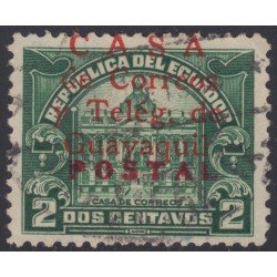 Ecuador 315a 1934 - 1936 Casa Correos Guayaquil usado variedad sobrecarga Ecuador 315a 1934 - 1936 Casa Correos Guayaquil usado variedad sobrecarga
