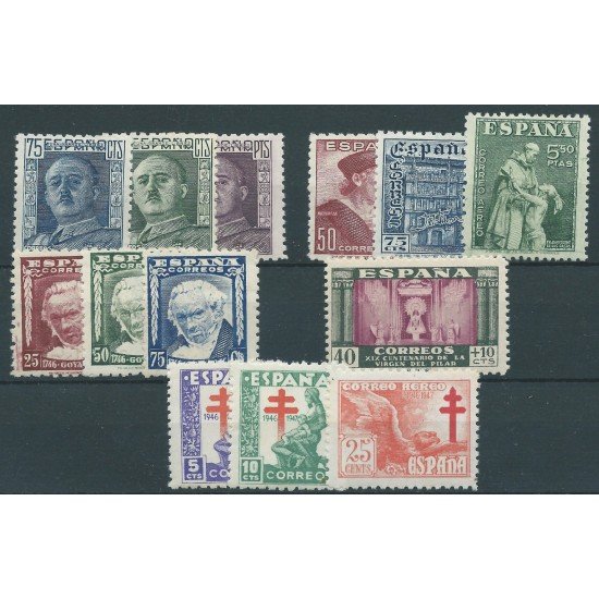 España Spain Año Completo Year Complete 1946 MNH España Spain Año Completo Year Complete 1946 MNH