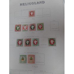 Colección Collection Heligoland 1867 - 1876 1106€ MH Colección Collection Heligoland 1867 - 1876 1106€ MH