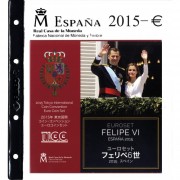 2015 Filabo Hoja Álbum Cartera EUROSET España Especial 