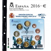 2016 Filabo Hoja Álbum Cartera EUROSET España Berlín WMF FNMT