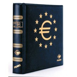 Filabo Álbum NUMIS billetes Euro Skay Azul con Cajetín Filabo Álbum NUMIS billetes Euro Skay Azul con Cajetín