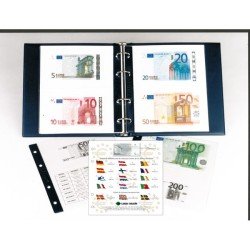 Filabo Álbum NUMIS billetes Skay Azul con Cajetín + 3 hojas Filabo Álbum NUMIS billetes Skay Azul con Cajetín + 3 hojas
