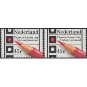 VAR1/S Holanda Nethelands  Nº 1063/63a   1977  Elecciones a la  Cámara MNH 