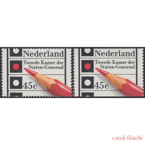 VAR1/S Holanda Nethelands  Nº 1063/63a   1977  Elecciones a la  Cámara MNH 