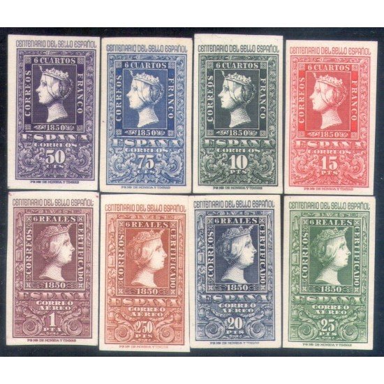 España Spain 1075/82 1950 Centenario del sello MNH España Spain 1075/82 1950 Centenario del sello MNH