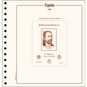 Hojas sellos España Cultural Filober Homenaje filatélico 2012 montadas