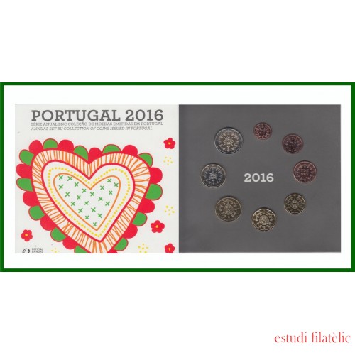 Portugal 2016 Cartera Oficial Monedas € euro Set