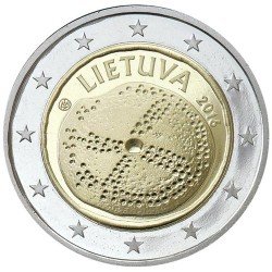 Lituania 2016 2 € euros conmemorativos Cultura Báltica Lituania 2016 2 € euros conmemorativos Cultura Báltica