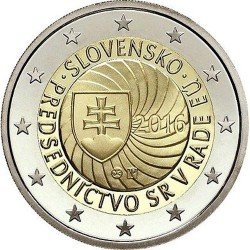 Eslovaquia 2016 2 € euros conmemorativos Presidencia europea Eslovaquia 2016 2 € euros conmemorativos Presidencia europea