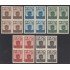 Barcelona 55/59s Bl.4 1944 Escudo nacional Sin Goma MNH