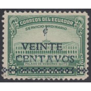 Ecuador 442 1945 Palacio gobierno Quito MH