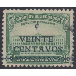 Ecuador 442 1945 Palacio gobierno Quito Usado Ecuador 442 1945 Palacio gobierno Quito Usado