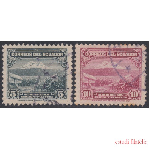 Ecuador 452/53 1946 Chimborazo Usados