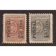Ecuador 521/22 1949 Servicio Consular MNH