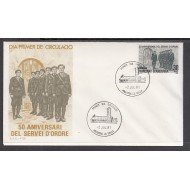 Andorra Española 142 1981 Servei i Ordre SPD Sobre Primer día