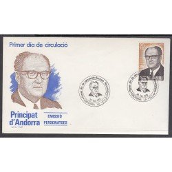 Andorra Española 173 1983 Personajes SPD Sobre Primer día Andorra Española 173 1983 Personajes SPD Sobre Primer día