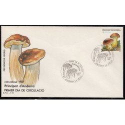 Andorra Española 201 1987 Naturaleza SPD Sobre Primer día Andorra Española 201 1987 Naturaleza SPD Sobre Primer día