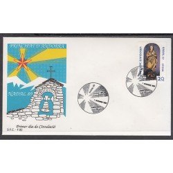Andorra Española 217 1989 Navidad 89 SPD Sobre Primer día Andorra Española 217 1989 Navidad 89 SPD Sobre Primer día