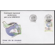 Andorra Española 259 1997 Comisión Nacional para la Unesco SPD Sobre Primer día