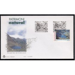 Andorra Española 277 2000 Patrimonio Natural SPD Sobre Primer día Andorra Española 277 2000 Patrimonio Natural SPD Sobre Primer día