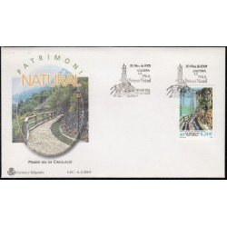 Andorra Española 284 2001 Patrimonio Natural SPD Sobre Primer día Andorra Española 284 2001 Patrimonio Natural SPD Sobre Primer día