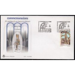 Andorra Española 287 2001 Nuevo Santuario de Ntra. Sra. de Meritxell SPD Sobre Primer día Andorra Española 287 2001 Nuevo Santuario de Ntra. Sra. de Meritxell SPD Sobre Primer día