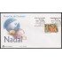 Andorra Española 289 2001  Navidad 2001 SPD Sobre Primer día