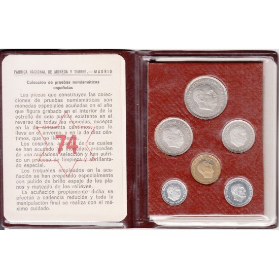 España Spain Cartera Oficial 1974 Franco FNMT España Spain Cartera Oficial 1974 Franco FNMT